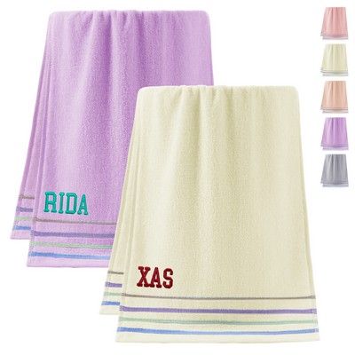 Embroidered Cotton Towel