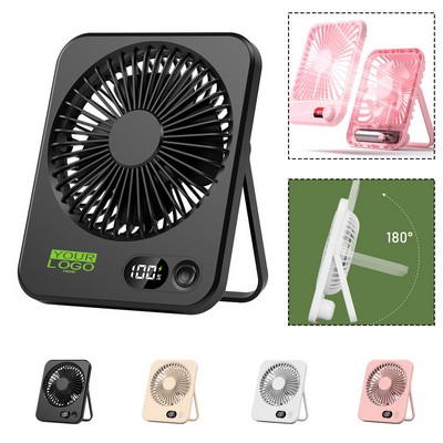 Rechargable Quiet Mini Desktop Fan