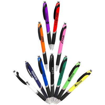 Bright Colored Ballpoint Pens with Grip