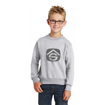 Port & Company Youth Core Fleece Crewneck Sweatshirt