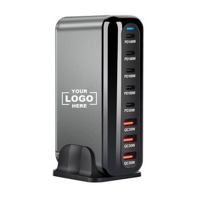 600W 8-Port GaN Charging Station