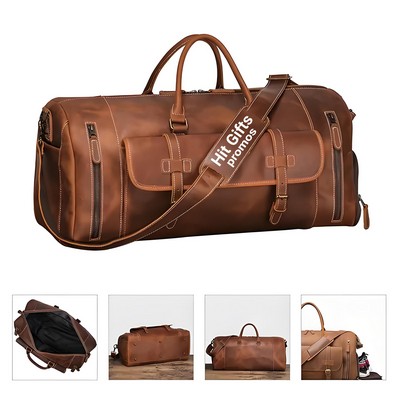 Leather Travel Duffel