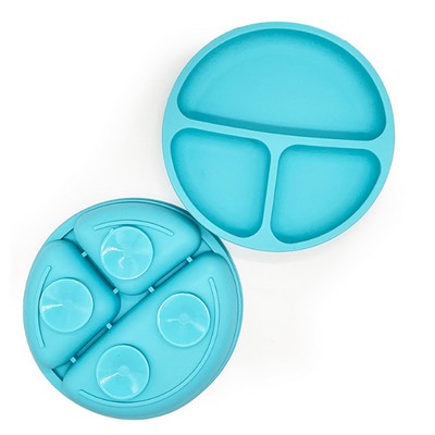 Unbreakable Silicone Toddler Dinner Plate