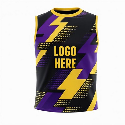 Unisex & Kids UPF Mesh Premium Sleeveless T-Shirt