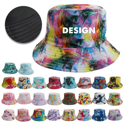 Double-sided Tie Dye Bucket Hat MOQ100