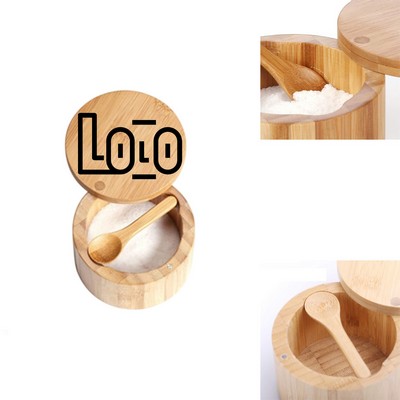 Bamboo Salt Container