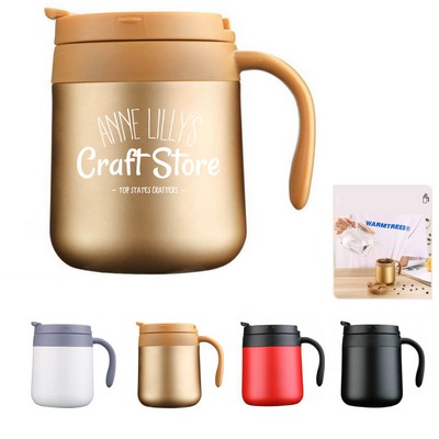 12oz Insulated Stainless Steel Coffee Mug with Lid