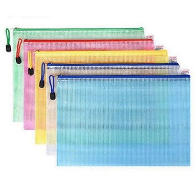 Clear Mesh Zipper Storage Bag