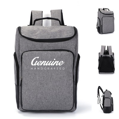 Classic Oxford Fabric Multi-Pocket Laptop Backpack