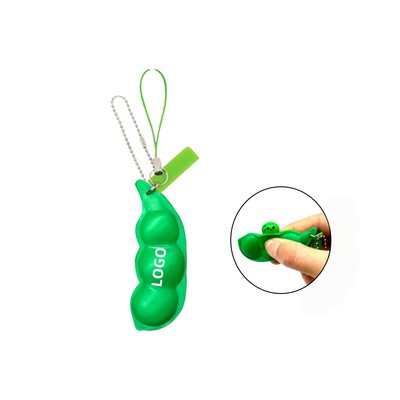 Squeeze Bean Key Chain