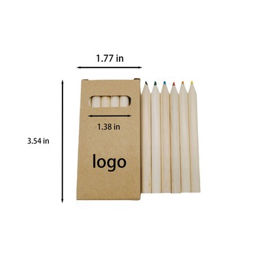 6 Colored Pencils Set