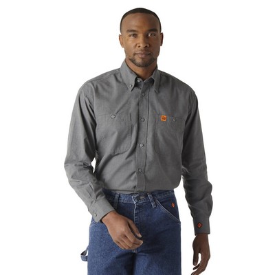 Wrangler® Men's FR Flame Resistant Twill Work shirt