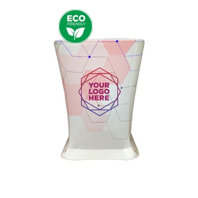 24"Round Recycled Polyester Stretch Fit Display Cloth (Dye Sublimation Print)