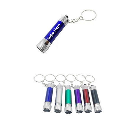 Aluminum Mini 5 LED Flashlights Keychain