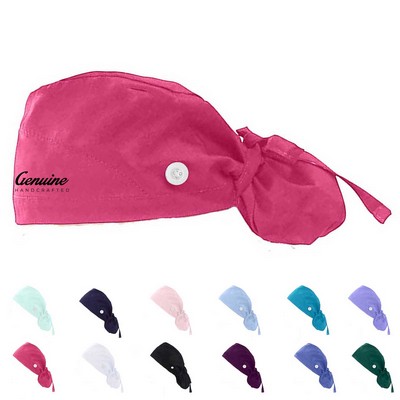 Adjustable Cotton Scrub Surgical Cap