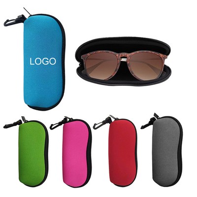 Portable Neoprene Sunglasses Case with Hook