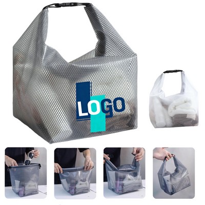 EVA Waterproof Mesh Makeup Bag