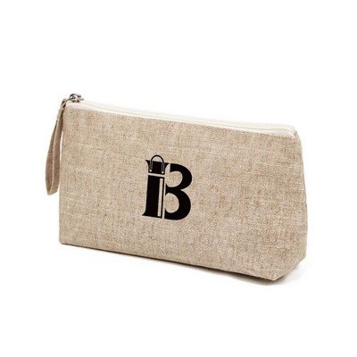 Canvas Cosmetic Bag W/ Lining