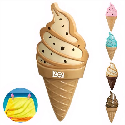 Plastic Ice Cream Beach Towel Clip