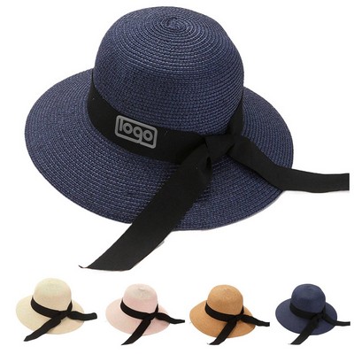 Fashionable Wide Brim Straw Hat for Travel & Outdoors