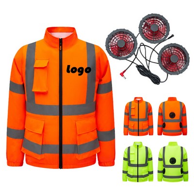 Men's High-Visibility Cooling Safety Jacket