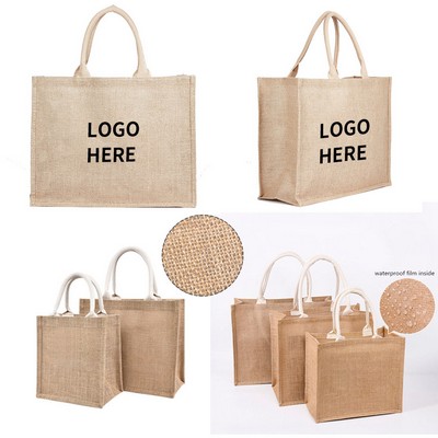 Eco-Friendly Jute Burlap Tote