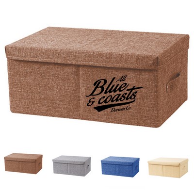 Cotton Linen Clothing Storage Box