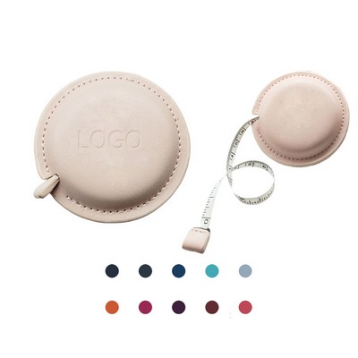 Round PU Leather Tape Measure