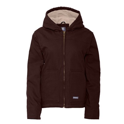 Berne Sherpa-Lined Softstone Duck Hooded Jacket