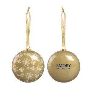 80mm Shatterproof Flat Ornament