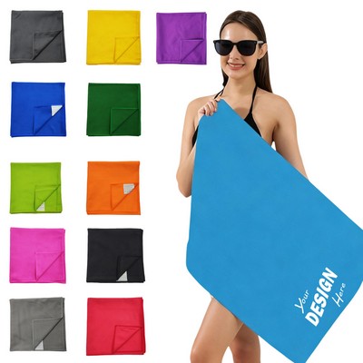 Double Sided Velvet Quick Drying Sports Towel