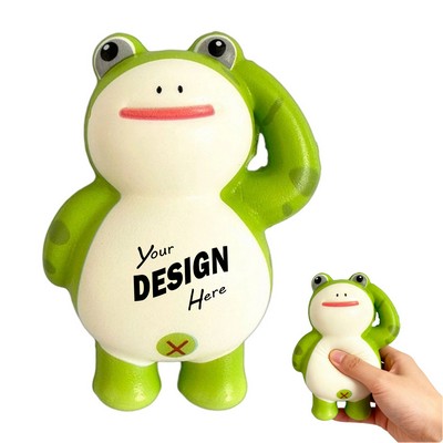 Slow Rebound Frog Decompression Toy