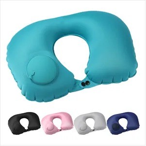 Pressable Inflatable U-Shaped Pillow(Ocean)