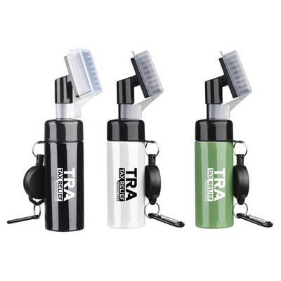 Golf Club Cleaner with Retractable Lanyard