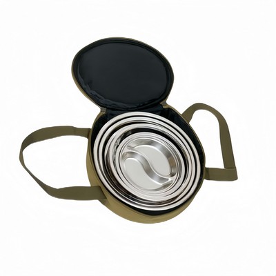 Camping Tableware Pouch with Zipper Closure