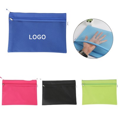 A4 Document Pouch With 2 Pockets