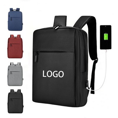 16" Computer Backpack w/USB Charging Port