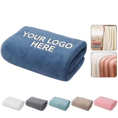 Thick Coral Fleece Bath Towel