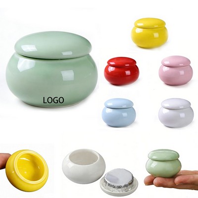 Ceramic Incense Candle Mini Jar