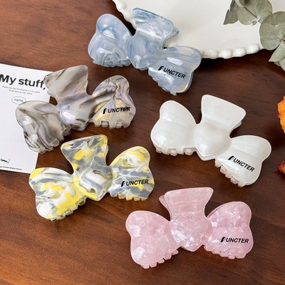 3.5" L Cute Bow Hair Clips Bow Claw Clip for Women