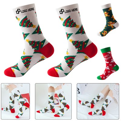 Christmas-Patterned Socks