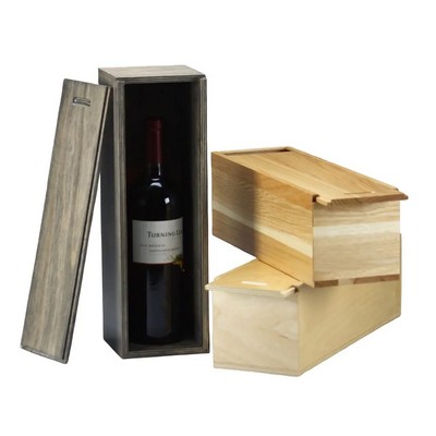 Premium Birch Wood Slide Top Box