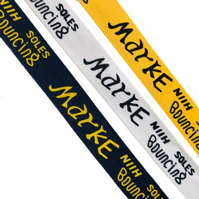 Twill custom imprint logo Satin Ribbon (3/4"x 50 yard roll)