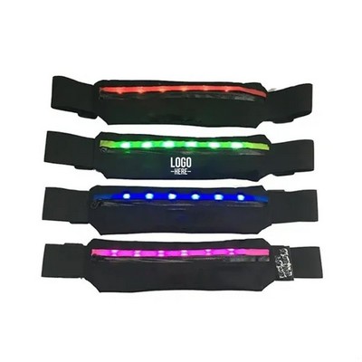 Reflective Safety Running LED Fanny Pack