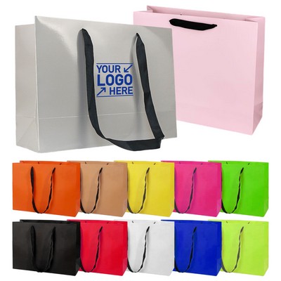Paper Bag with Ribbon Handles