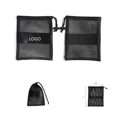 Mesh Bags Drawstring 100% Polyester