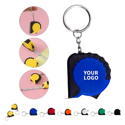 Retractable Measuring Tape Key Ring