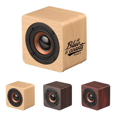 Bamboo Square Bluetooth Speaker
