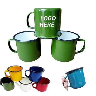 12oz Vintage Enameled Outdoor Tumbler