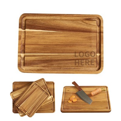 Rectangular Chopping Surface with Moat